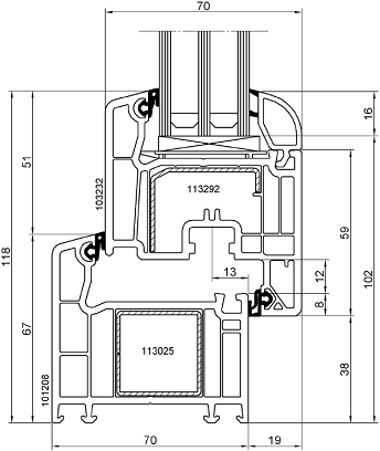 профиль veka softline70
