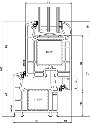 профиль veka softline70